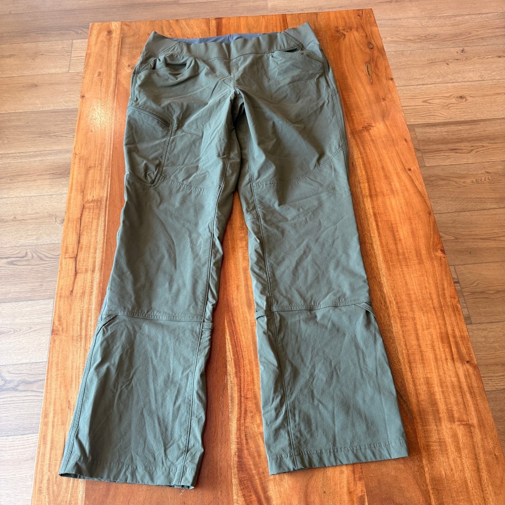 Duluth Trading Co Women's Army Green Hiking Pants/Capris Size 14x33